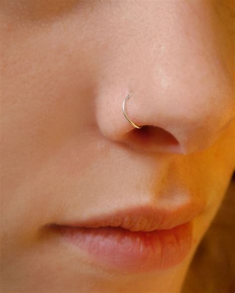 small nose ring|simple small nose ring.